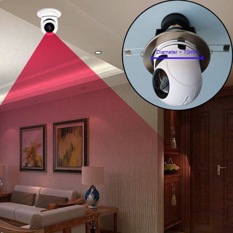 DP17 2.0 Million Pixels Single Light Source Smart Dual-band WiFi 1080P HD Outdoor Network Light Bulb Camera, Support Infrared Night Vision & Two-way Audio & Motion Detection & TF Card, DP17 Single Light Source DP17 2.0 Million Pixels Single Light Source Smart Dual-band WiFi 1080P HD Outdoor Network Light Bulb Camera, Support Infrared Night Vision & Two-way Audio & Motion Detection & TF Card, DP17 Single Light Source
